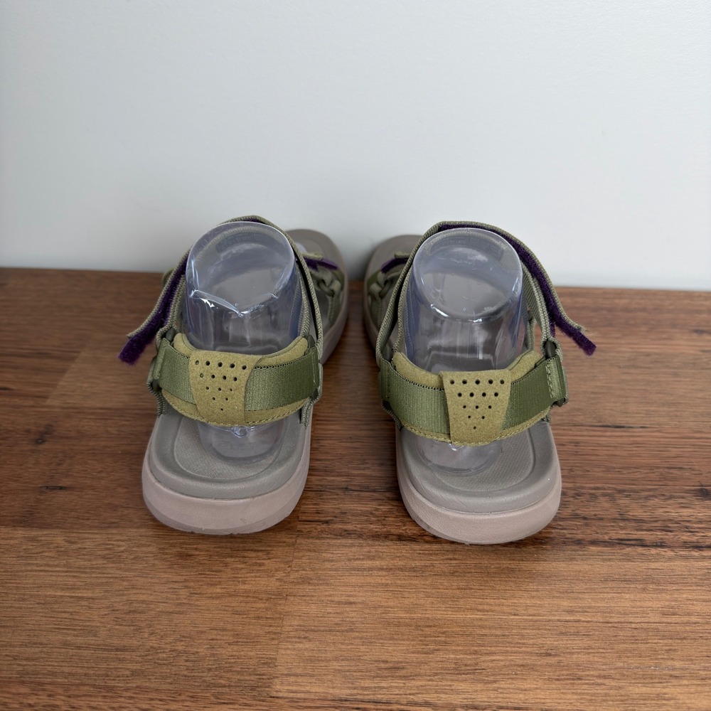 Teva Sandals Olive Green Purple Strappy Sport Hiking Outdoor Women Size 10 - Picture 4 of 7
